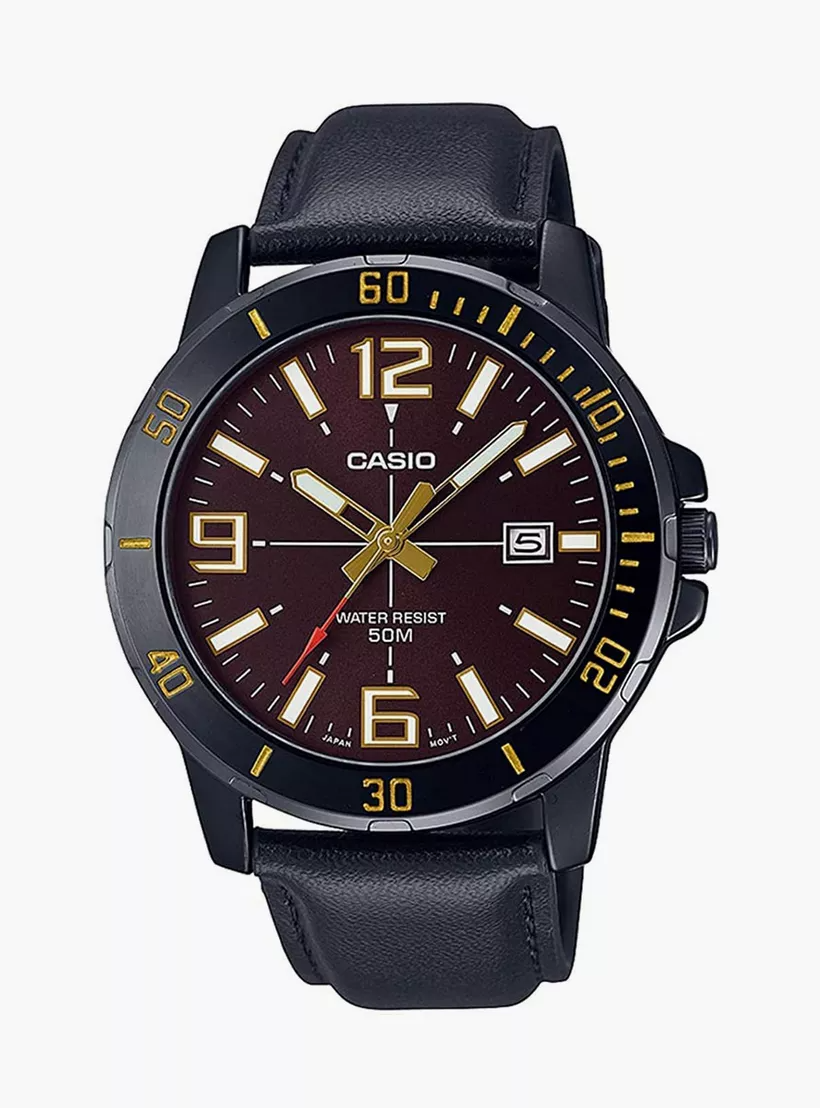 Casio Analog Men's Watch MTP-VD01BL-5BVUDF