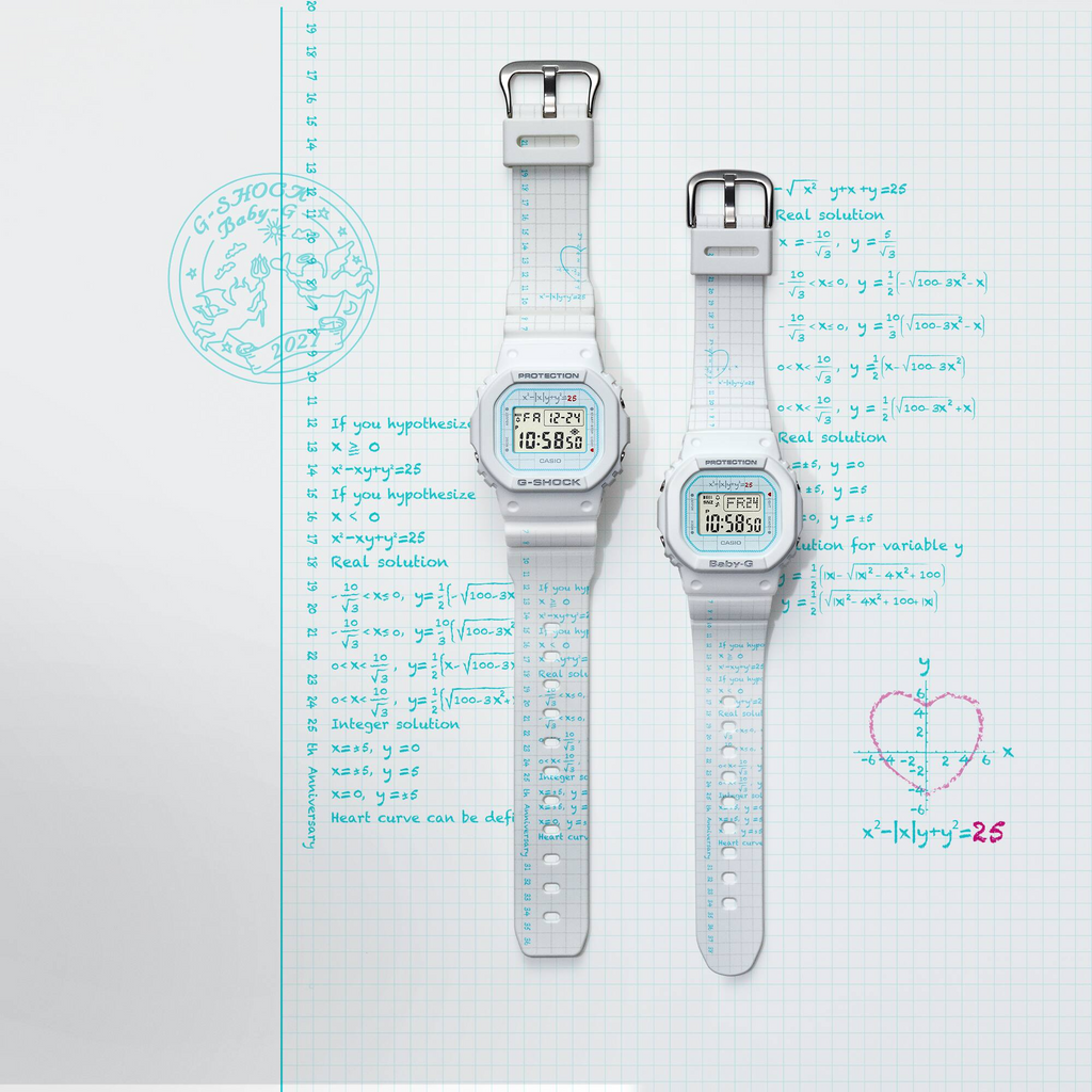 G-Shock and Baby-G Lover's Collection Pair Model LOV-21B-7DR
