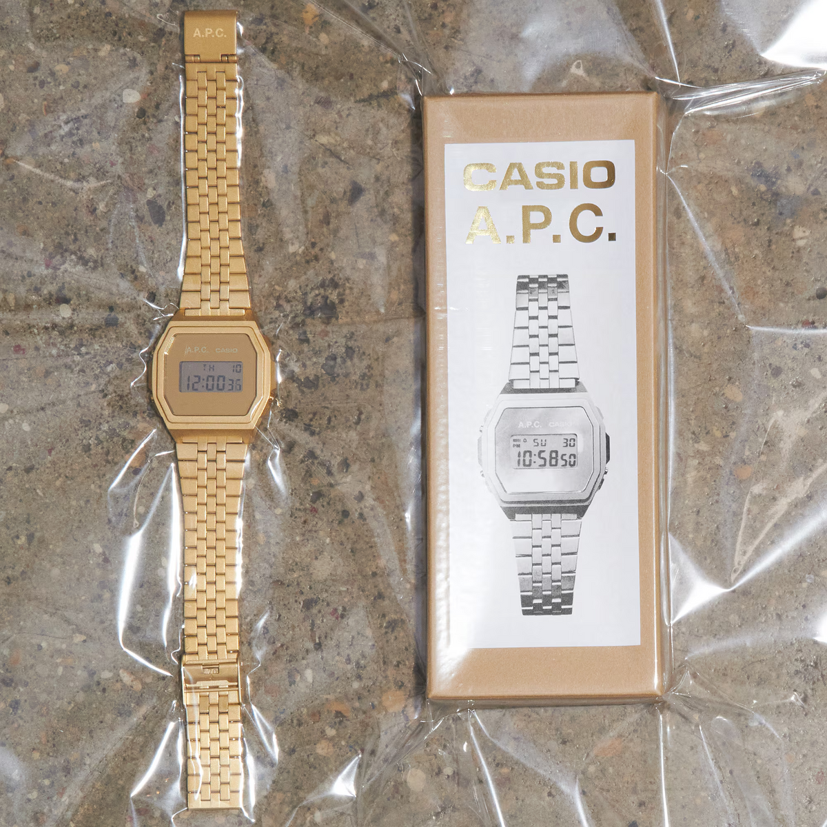 Casio Vintage A.p.c Collaboration Model A1000ACG-9DR