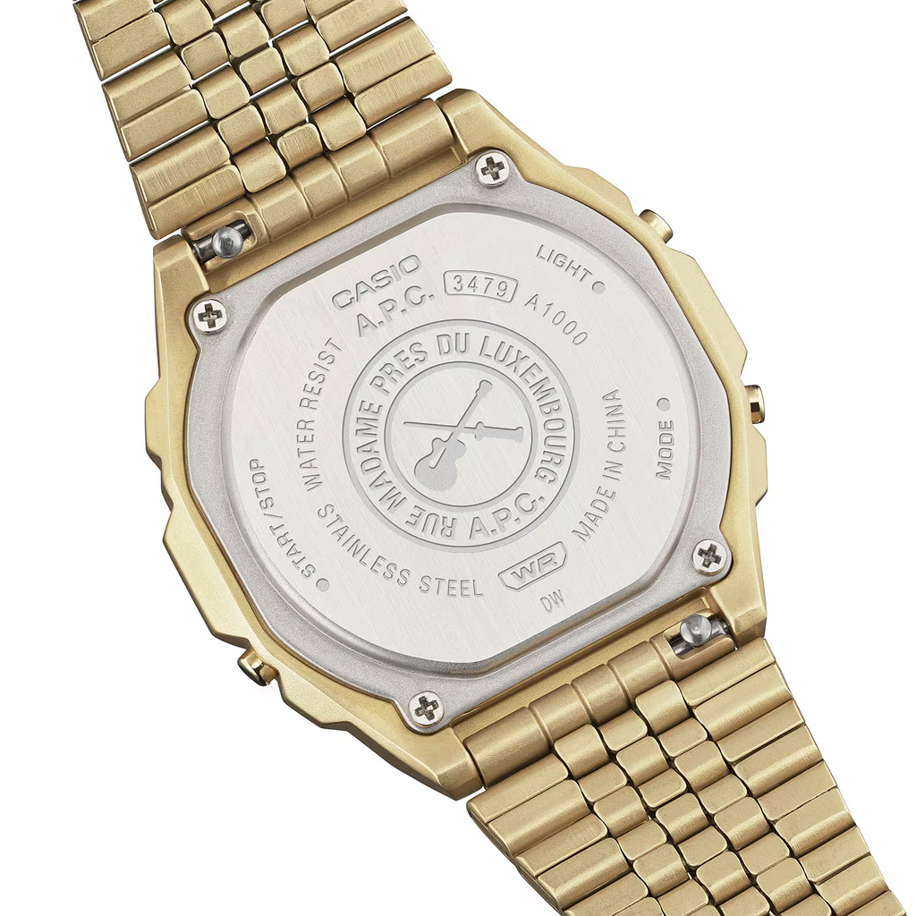 Casio Vintage A.p.c Collaboration Model A1000ACG-9DR