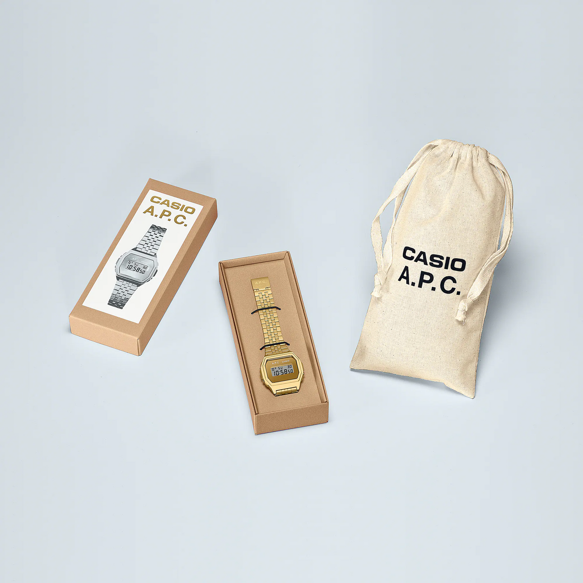 Casio Vintage A.p.c Collaboration Model A1000ACG-9DR