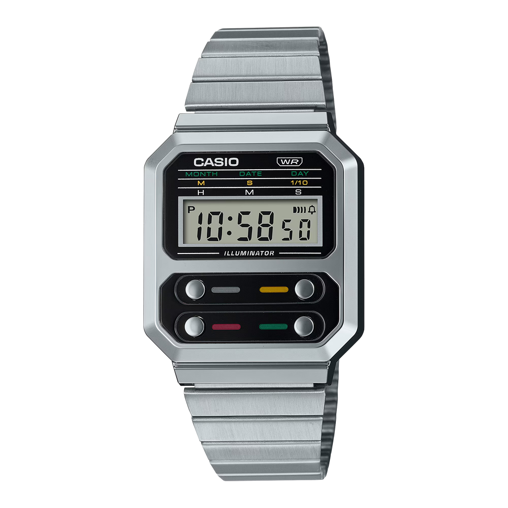 Casio Vintage Digital Unisex Watch A100WE-1ADF