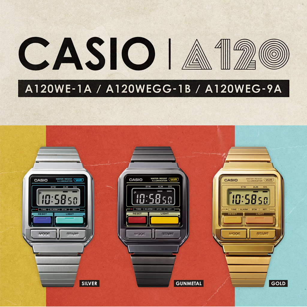 Casio Vintage Unisex Watch A120WEGG-1BDF