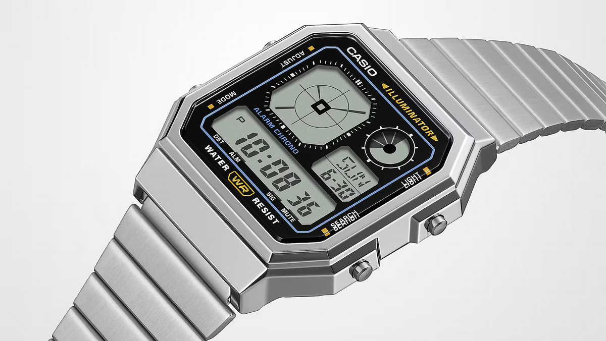 Casio Digital Vintage Unisex Watch A130WEGG-1ADF