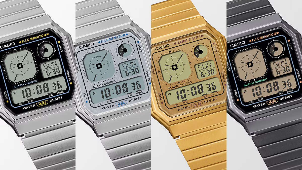 Casio Digital Vintage Unisex Watch A130WEGG-1ADF