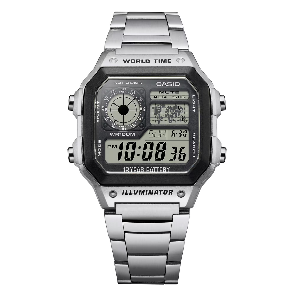 Casio Digital Men's Watch AE-1200WHD-1AVDF