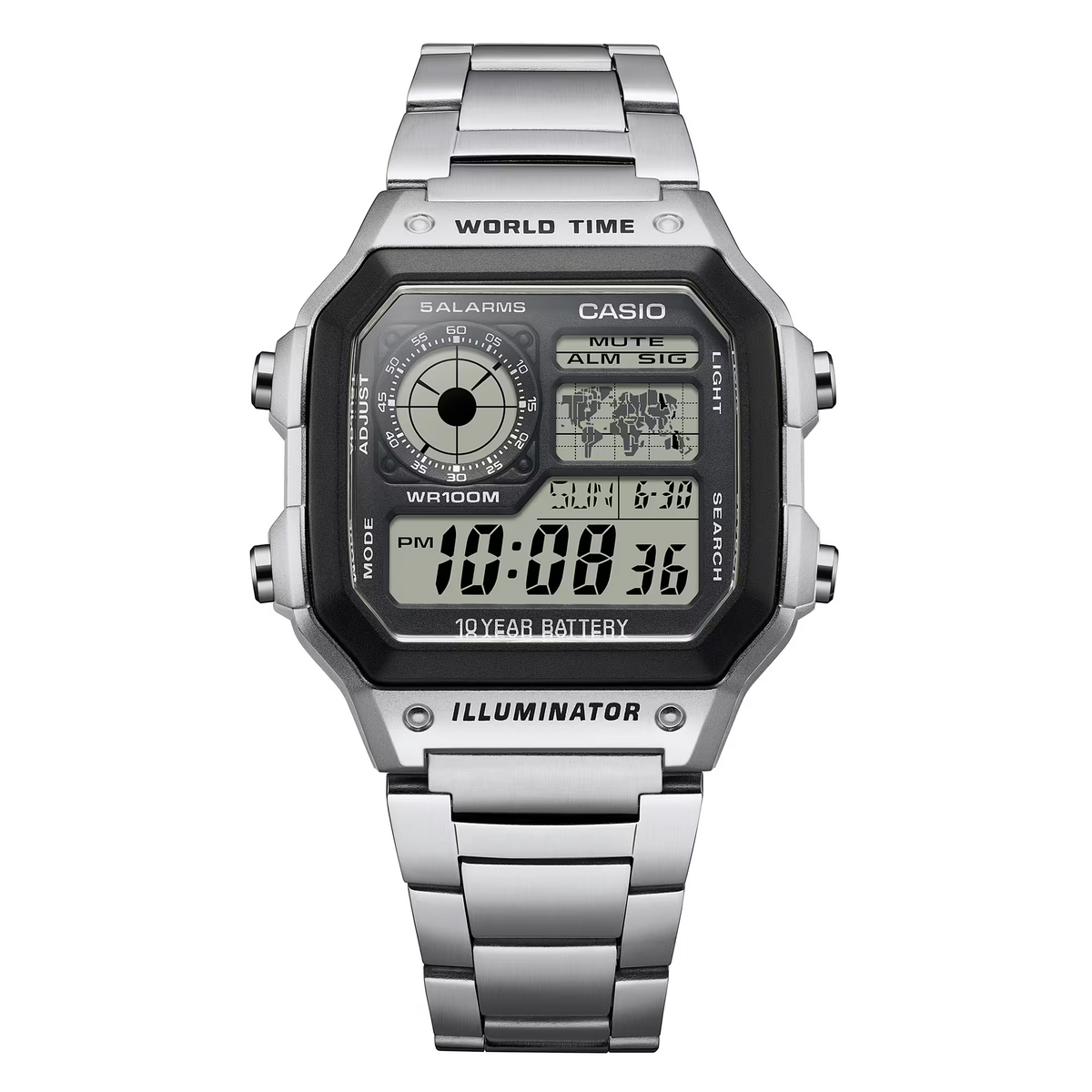 Casio Digital Men's Watch AE-1200WHD-1AVDF
