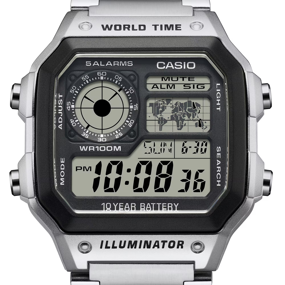 Casio Digital Men's Watch AE-1200WHD-1AVDF