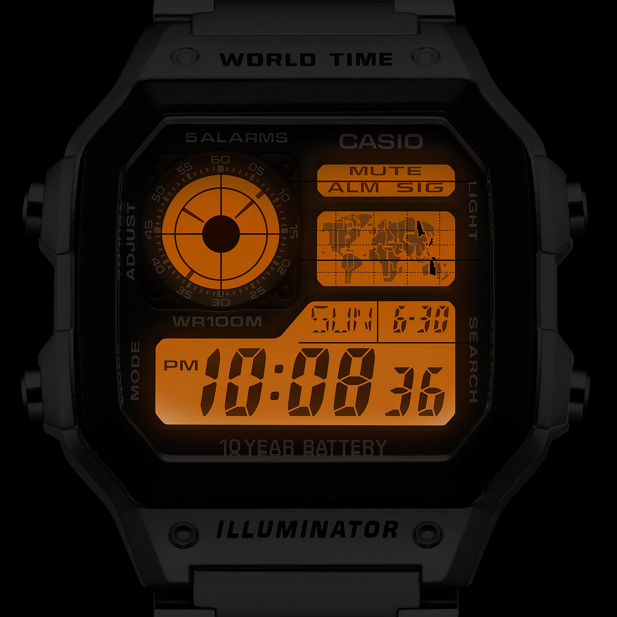 Casio Digital Men's Watch AE-1200WHD-1AVDF