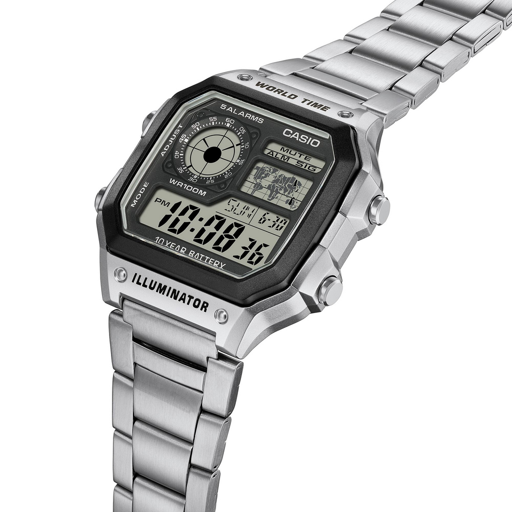 Casio Digital Men's Watch AE-1200WHD-1AVDF