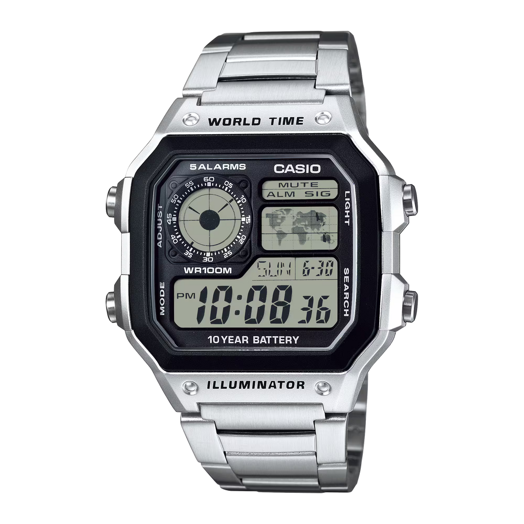 Casio Digital Men's Watch AE-1200WHD-1AVDF