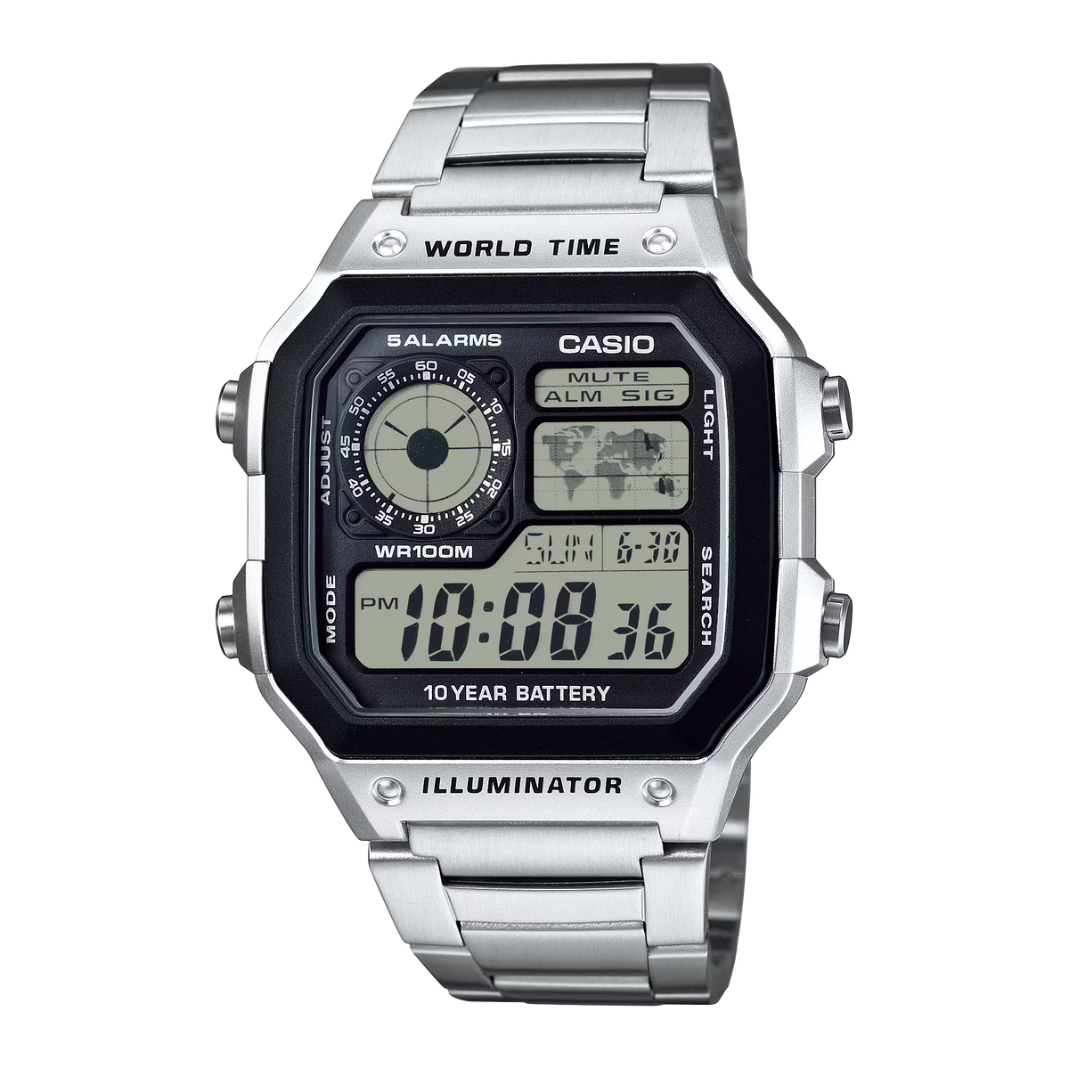 Casio Digital Men's Watch AE-1200WHD-1AVDF