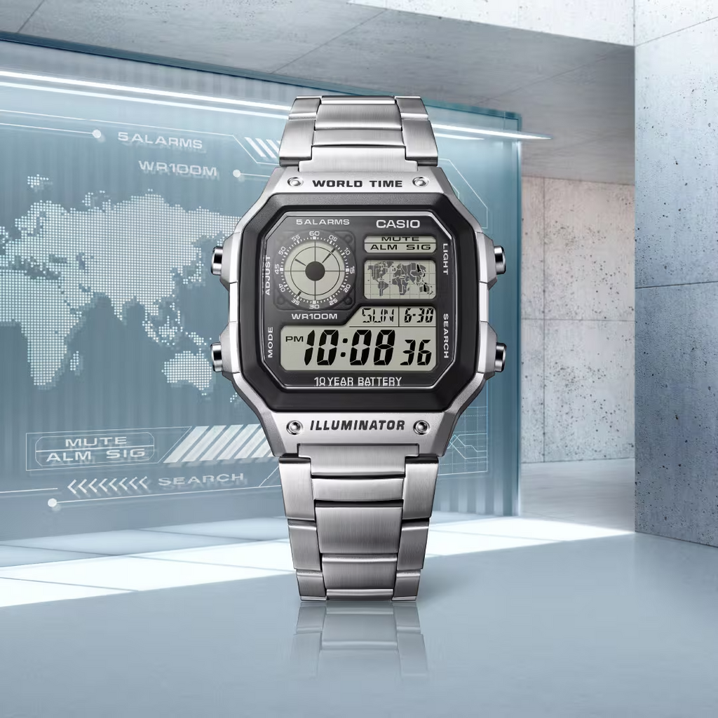 Casio Digital Men's Watch AE-1200WHD-1AVDF