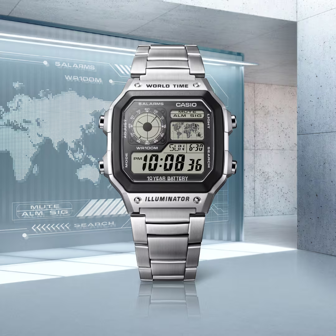 Casio Digital Men's Watch AE-1200WHD-1AVDF