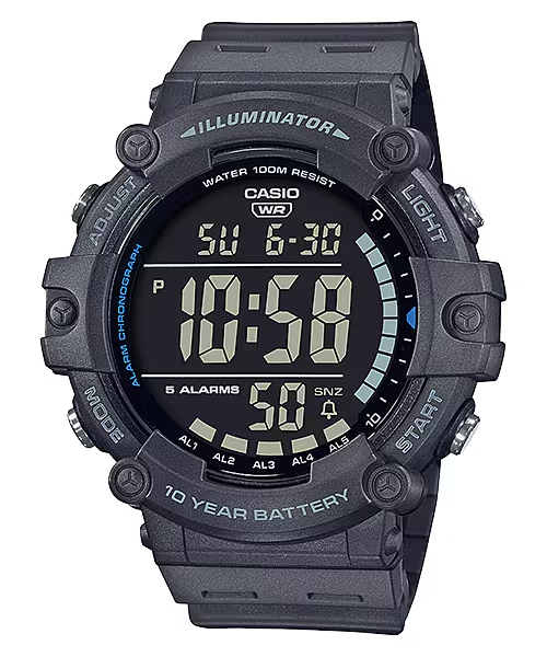 Casio Digital AE-1500WH-8BVDF Men's Watch