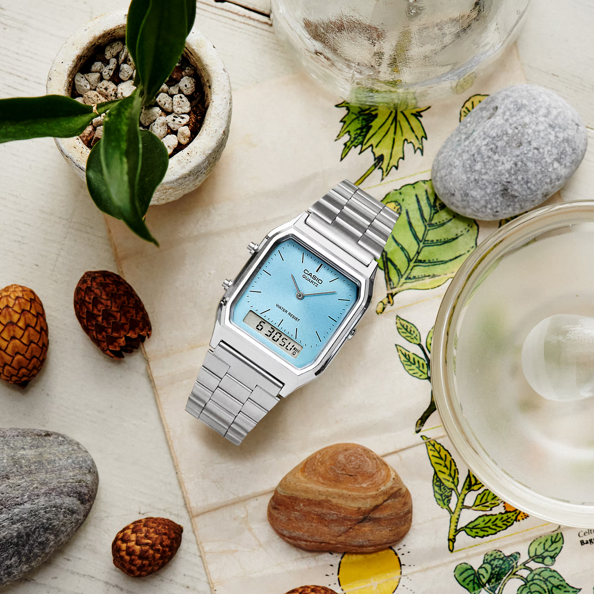 Casio Vintage Unisex Watch AQ-230A-2A1MQYDF