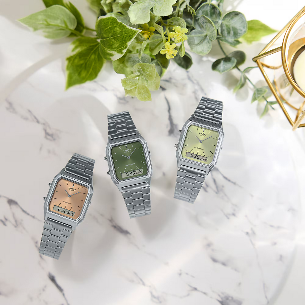Casio Vintage Unisex Watch AQ-230A-3AMQYDF