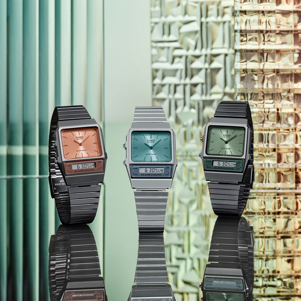 Casio Analog-Digital Unisex Watch AQ-800ECGG-4ADF