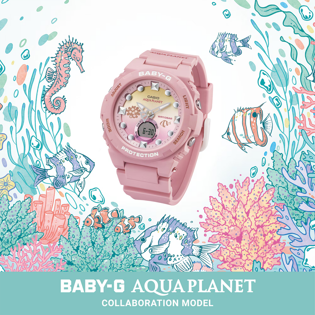 Casio Baby-G BGA-320AQ-4ADR Analog-Digital Women's Watch Pink