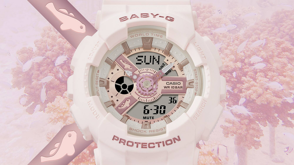 Baby-G Analog-Digital Women's Watch BA-110AQ-4ADR