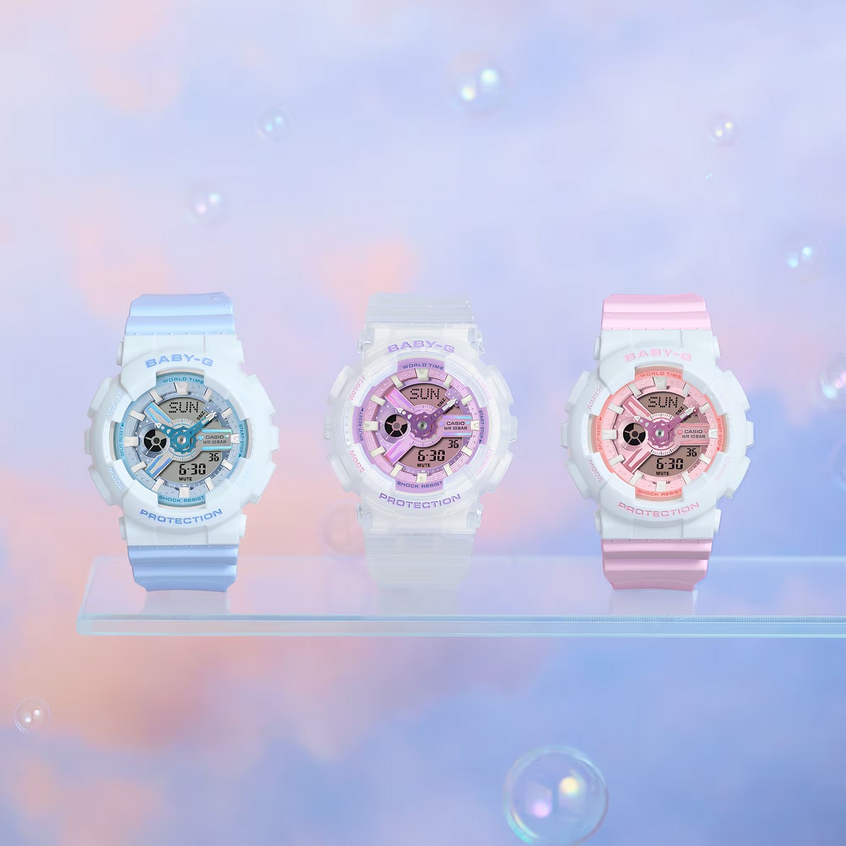 Baby-G Digital Analog Women Casual Watch BA-110PD-4ADR