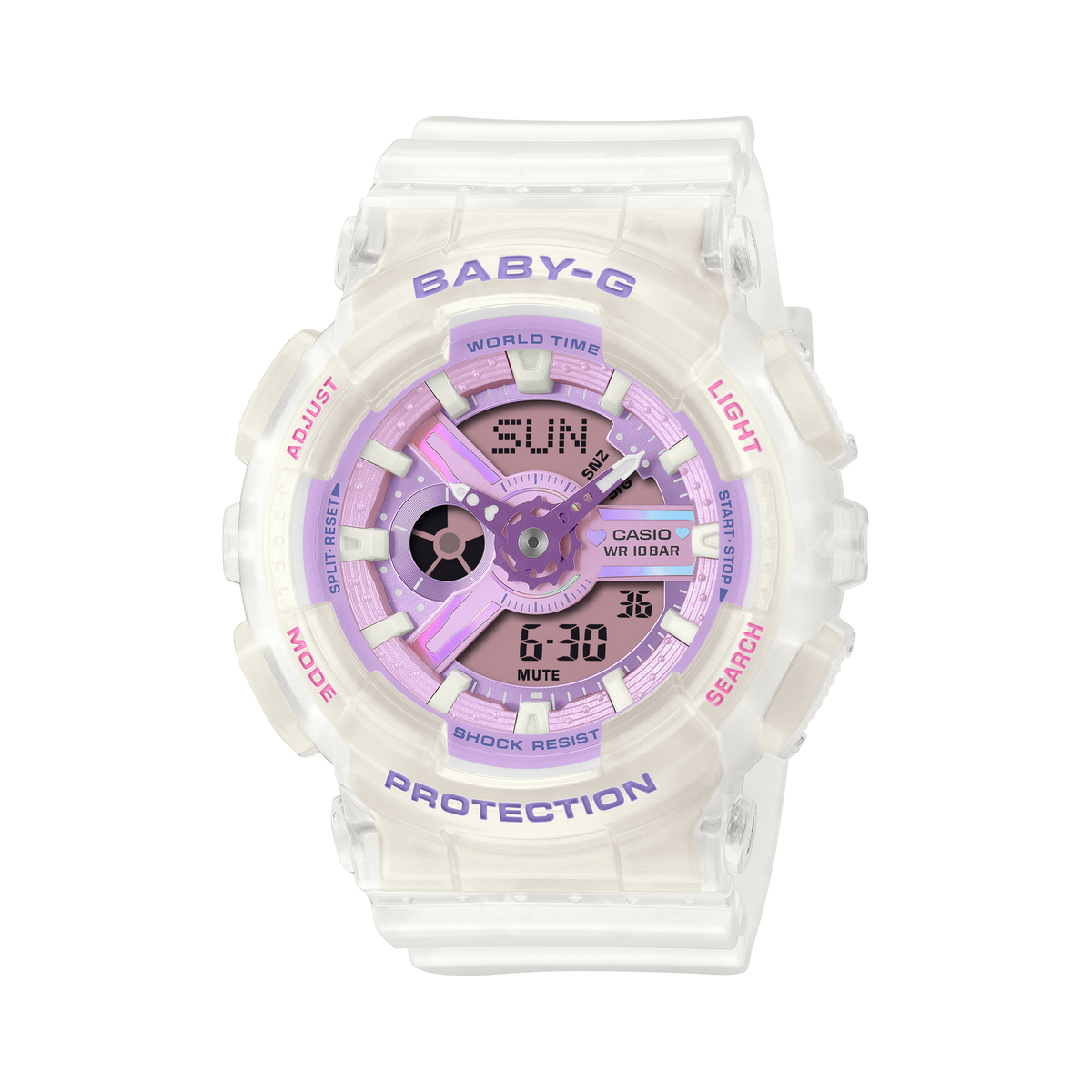 Baby-G Digital Analog Women Casual Watch BA-110PS-7ADR