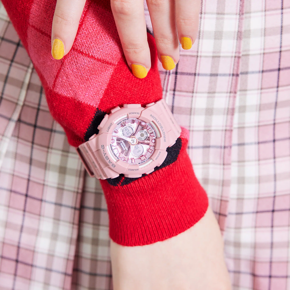 Casio Baby-G BA-130SP-4ADR Analog-Digital Ladies Watch, Pink