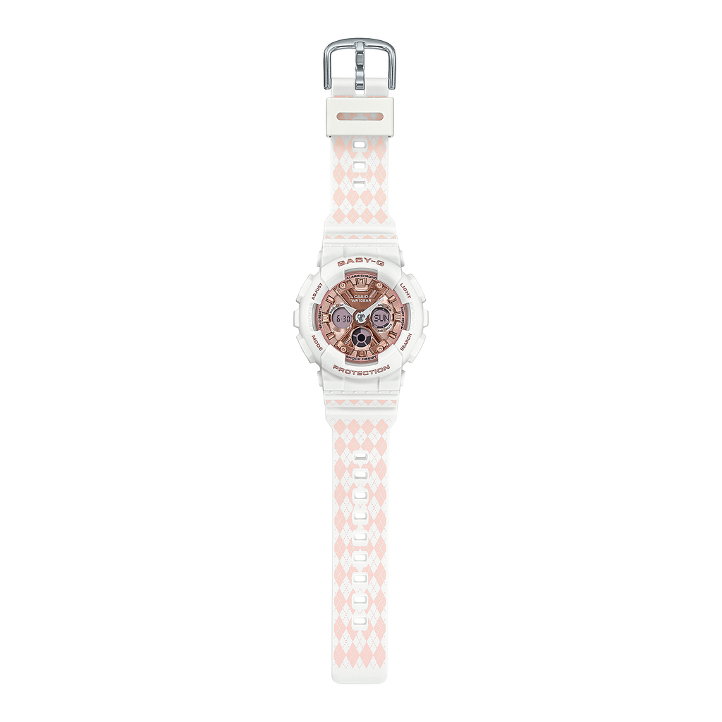 Casio Baby-G BA-130SP-7ADR Analog-Digital ladies Watch, White