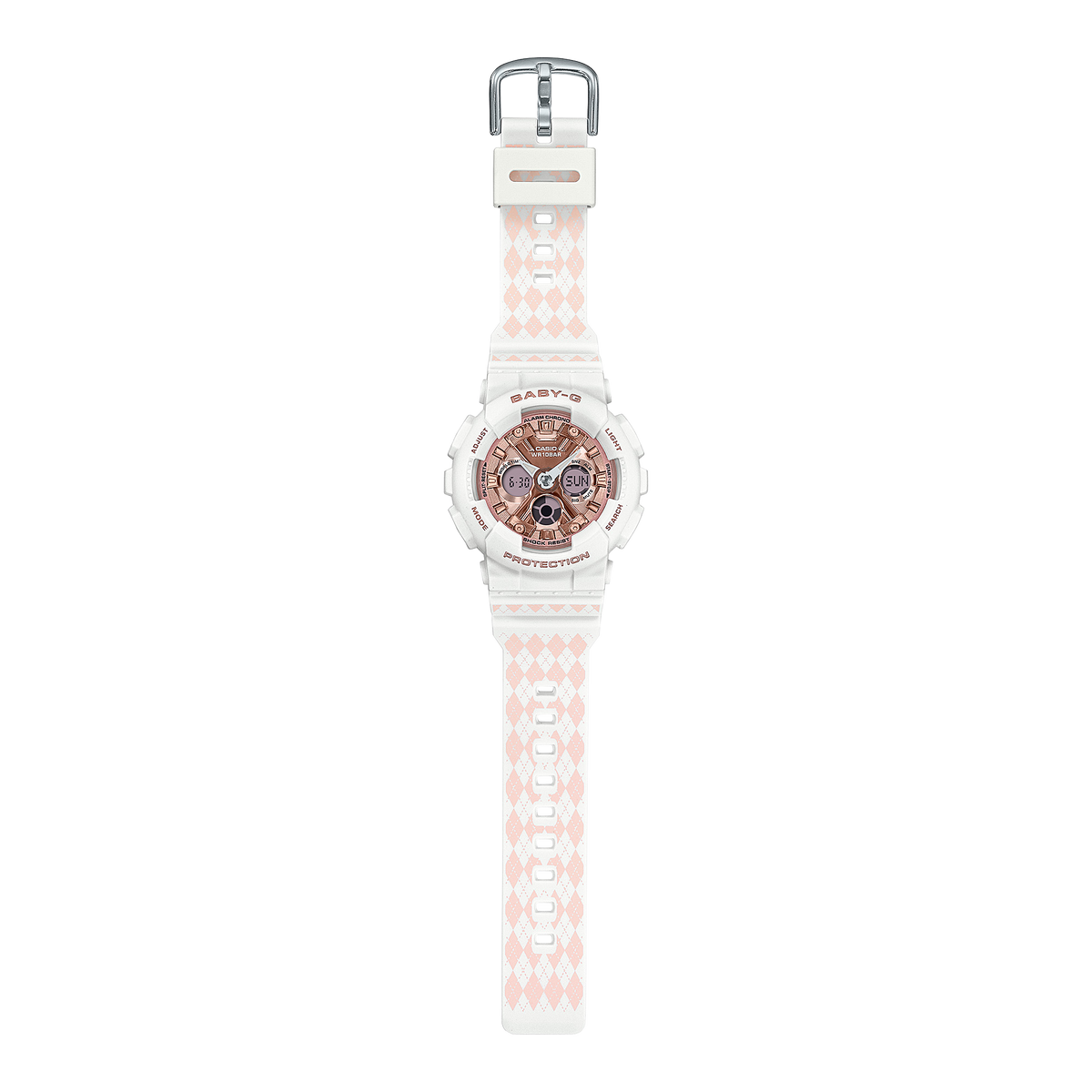 Casio Baby-G BA-130SP-7ADR Analog-Digital ladies Watch, White