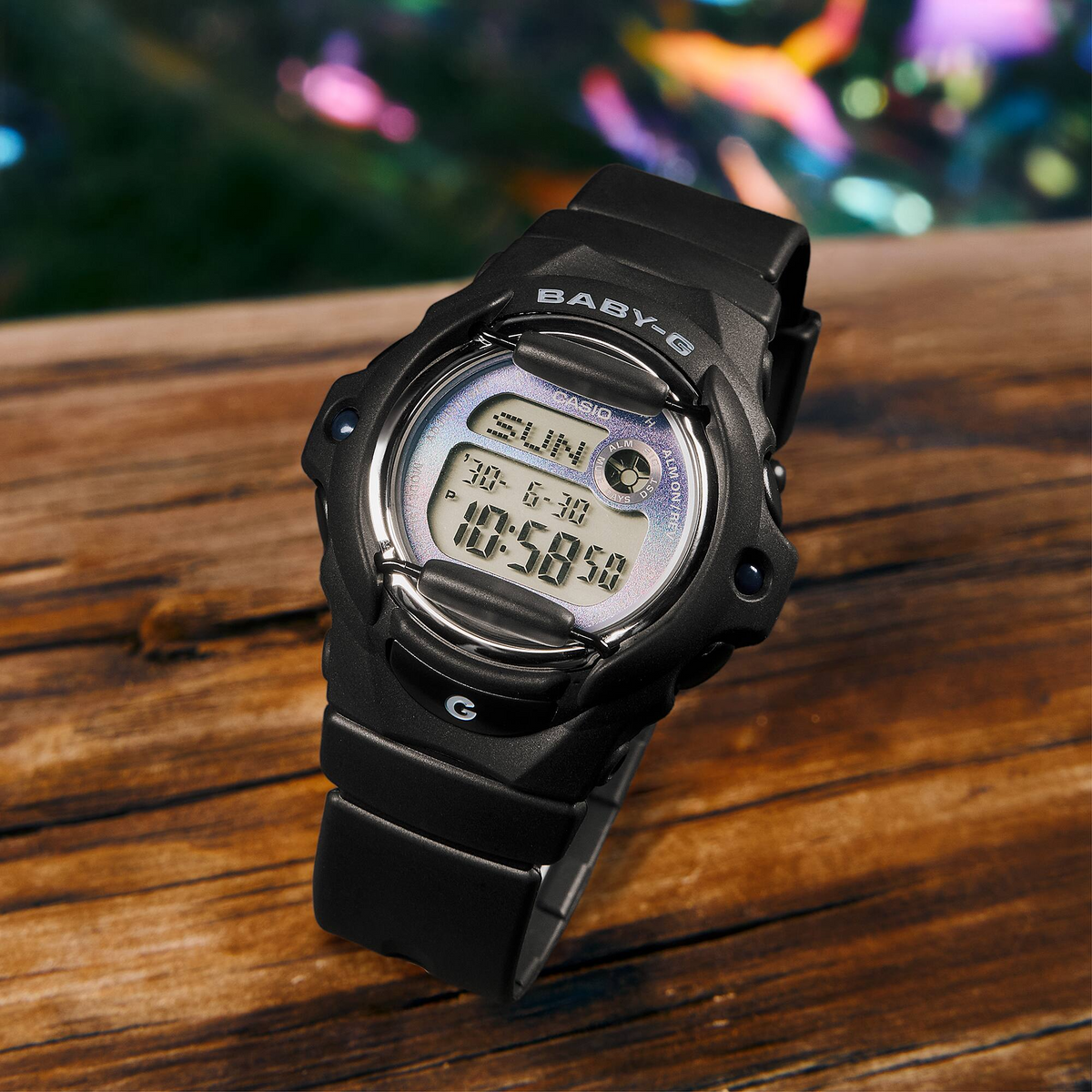 Baby-G Digital Glitter Black Women's Watch BG-169GD-1DR