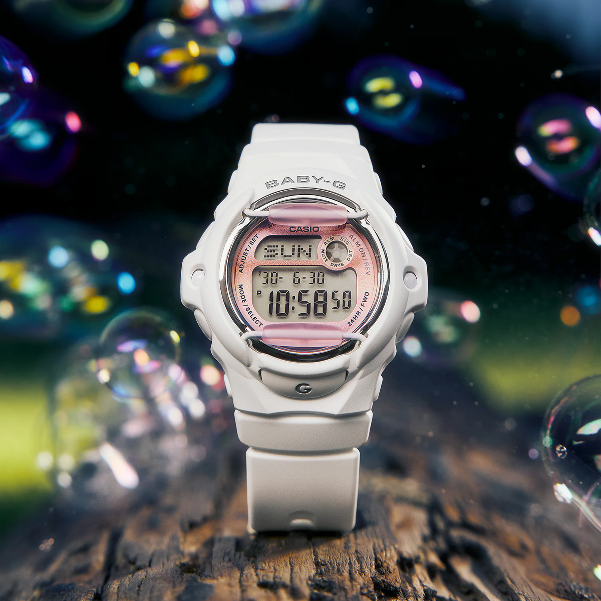 Baby-G Digital Glitter Black Women's Watch BG-169GD-7DR
