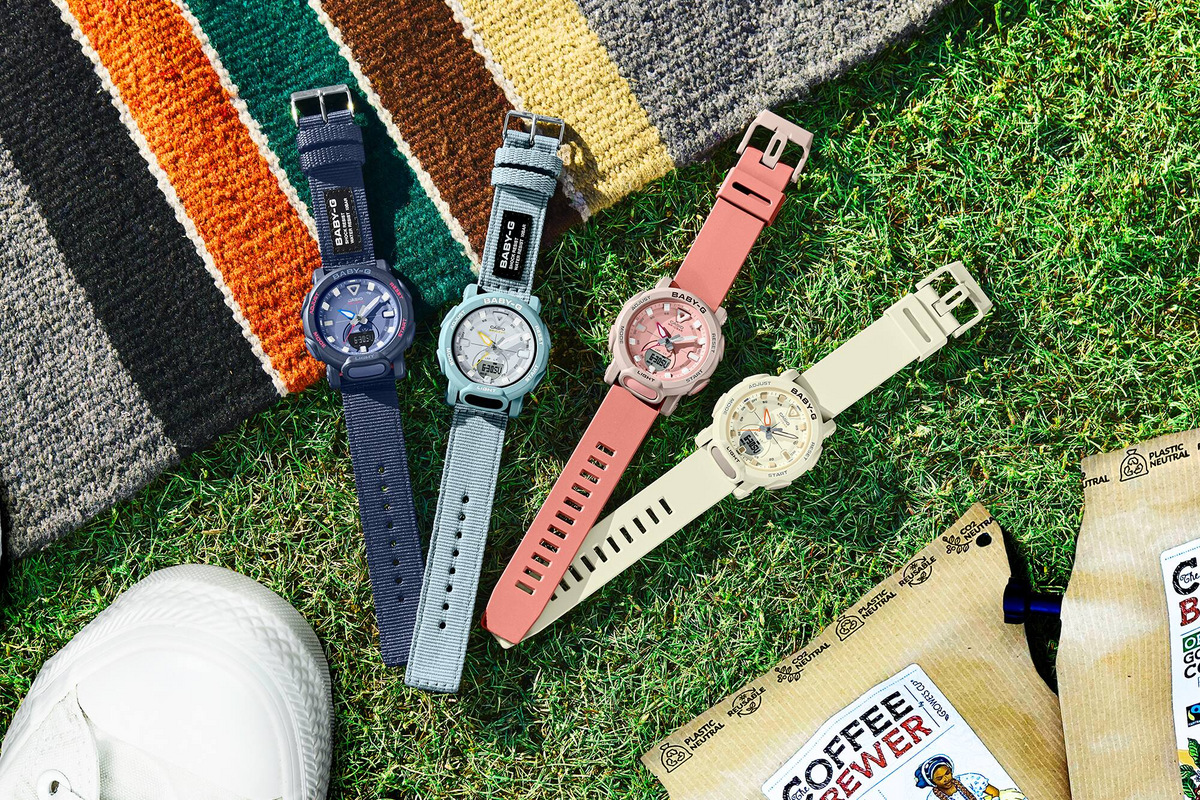 Casio G-Shock BGA-310-7ADR Analog-Digital Ladies Watch, White