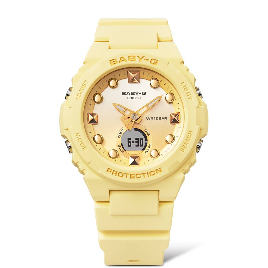 Casio Baby-G BGA-320-9ADR Analog-Digital Women's Watch Yellow