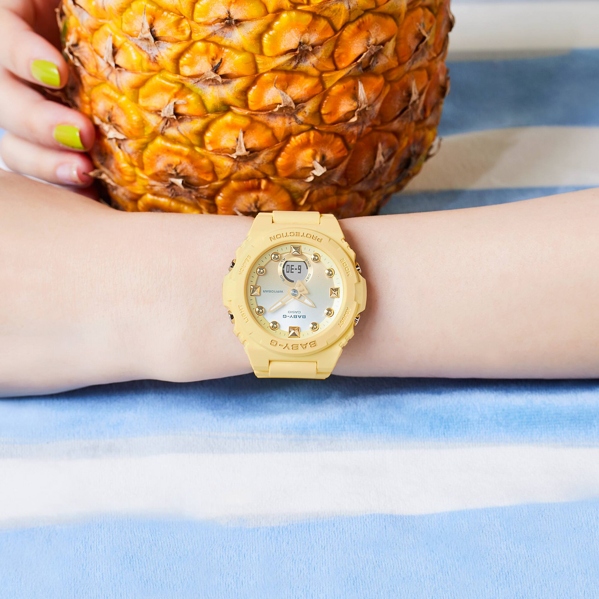 Casio Baby-G BGA-320-9ADR Analog-Digital Women's Watch Yellow