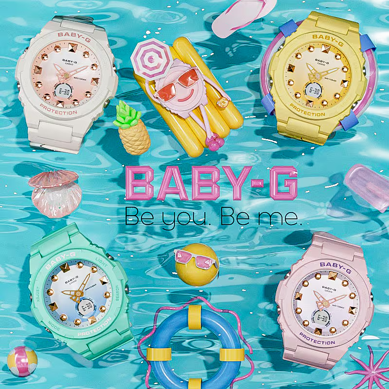 Casio Baby-G BGA-320-4ADR Analog-Digital Women's Watch Pink