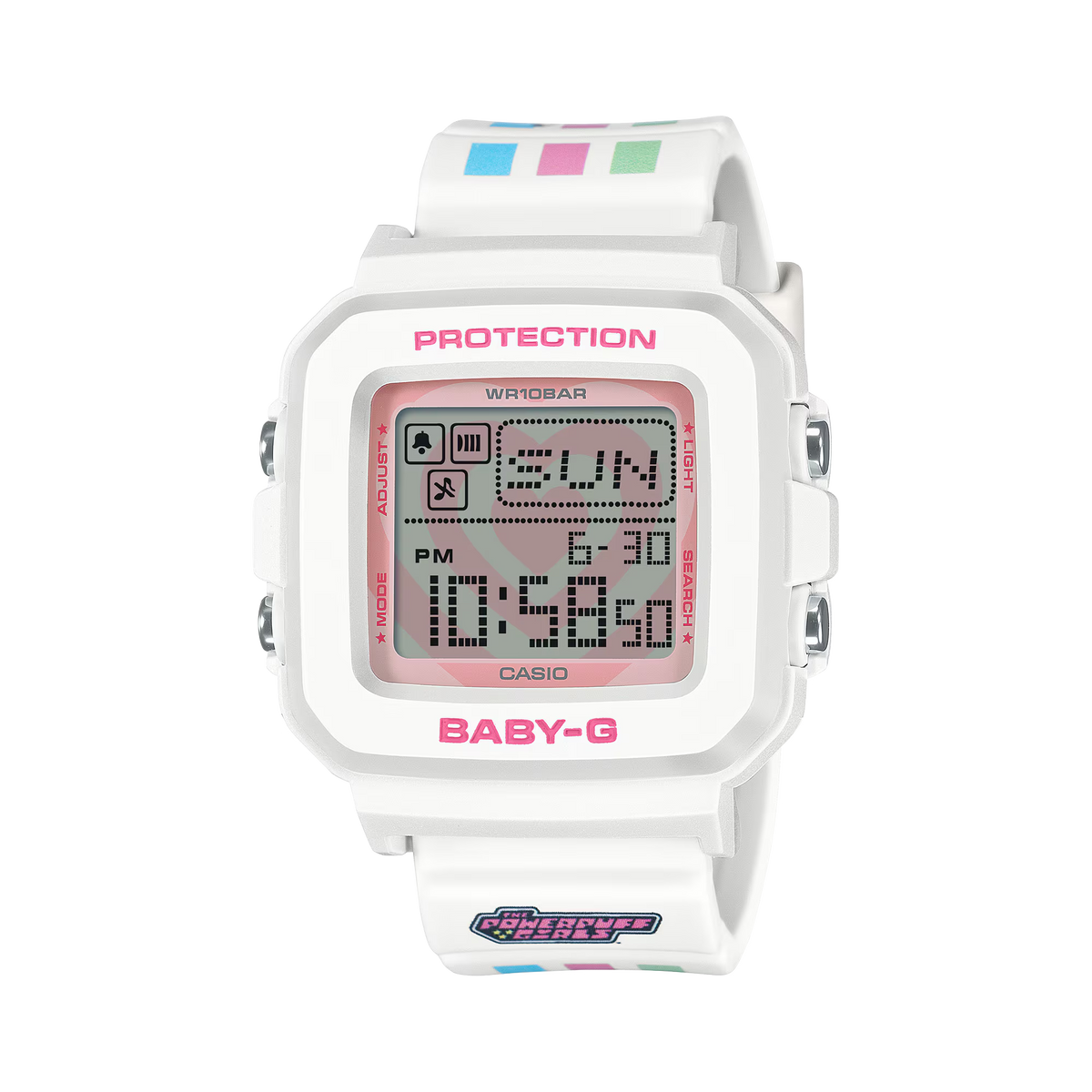 Baby-G+ Plus The Powerpuff Girls Collaboration Model BGD-10KPP-7DR