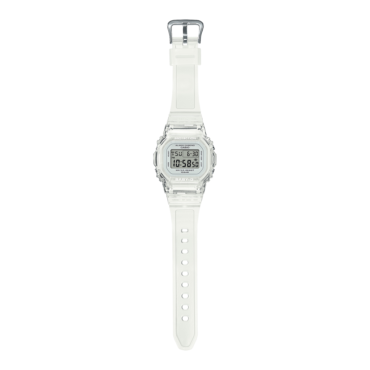 Casio G-Shock BGD-565S-7DR Digital Ladies Watch, White