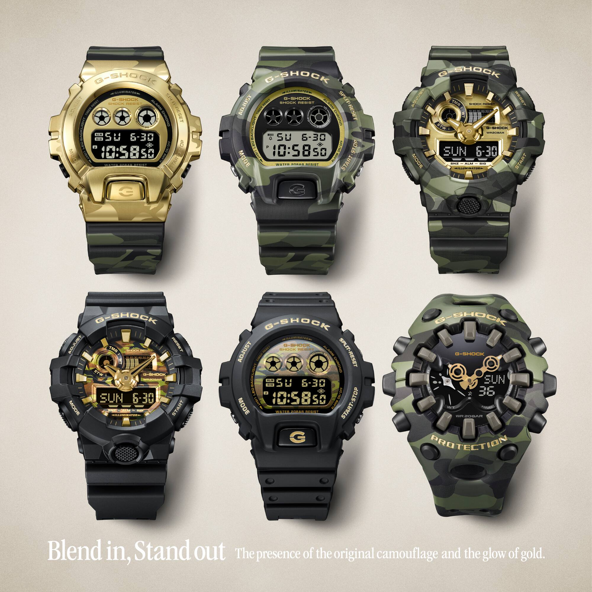 G-Shock Bold Camo Series Men's Watch GA-V01CMG-3ADR