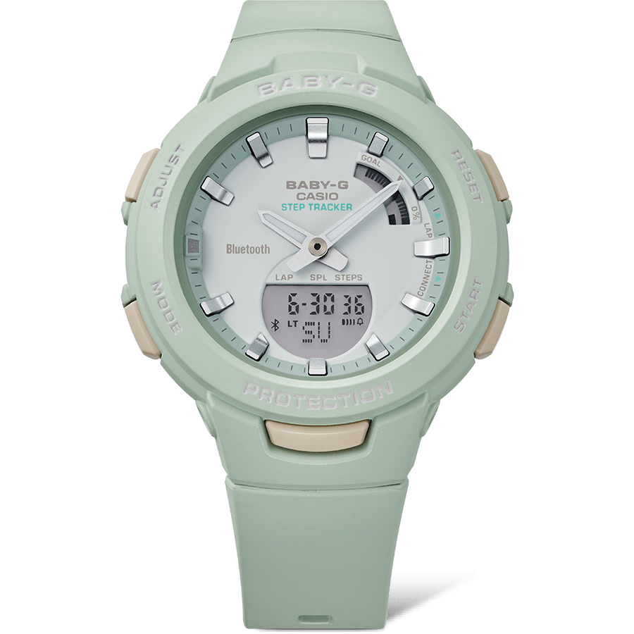 Casio BSA-B100CS-3ADR Baby-G Women's Watch