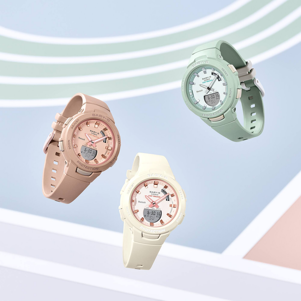 Casio BSA-B100CS-3ADR Baby-G Women's Watch