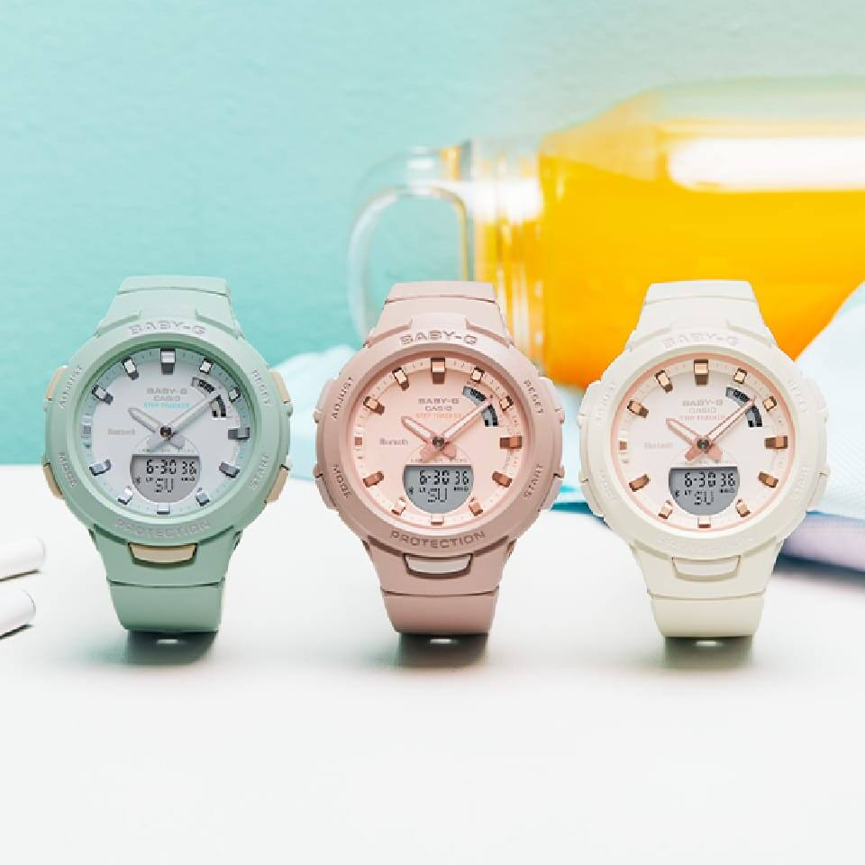 Casio BSA-B100CS-3ADR Baby-G Women's Watch