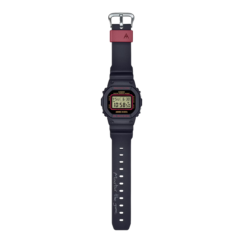 World Class Professional Football Player Andrés Iniesta Signature Model DW-5600AI-1DR