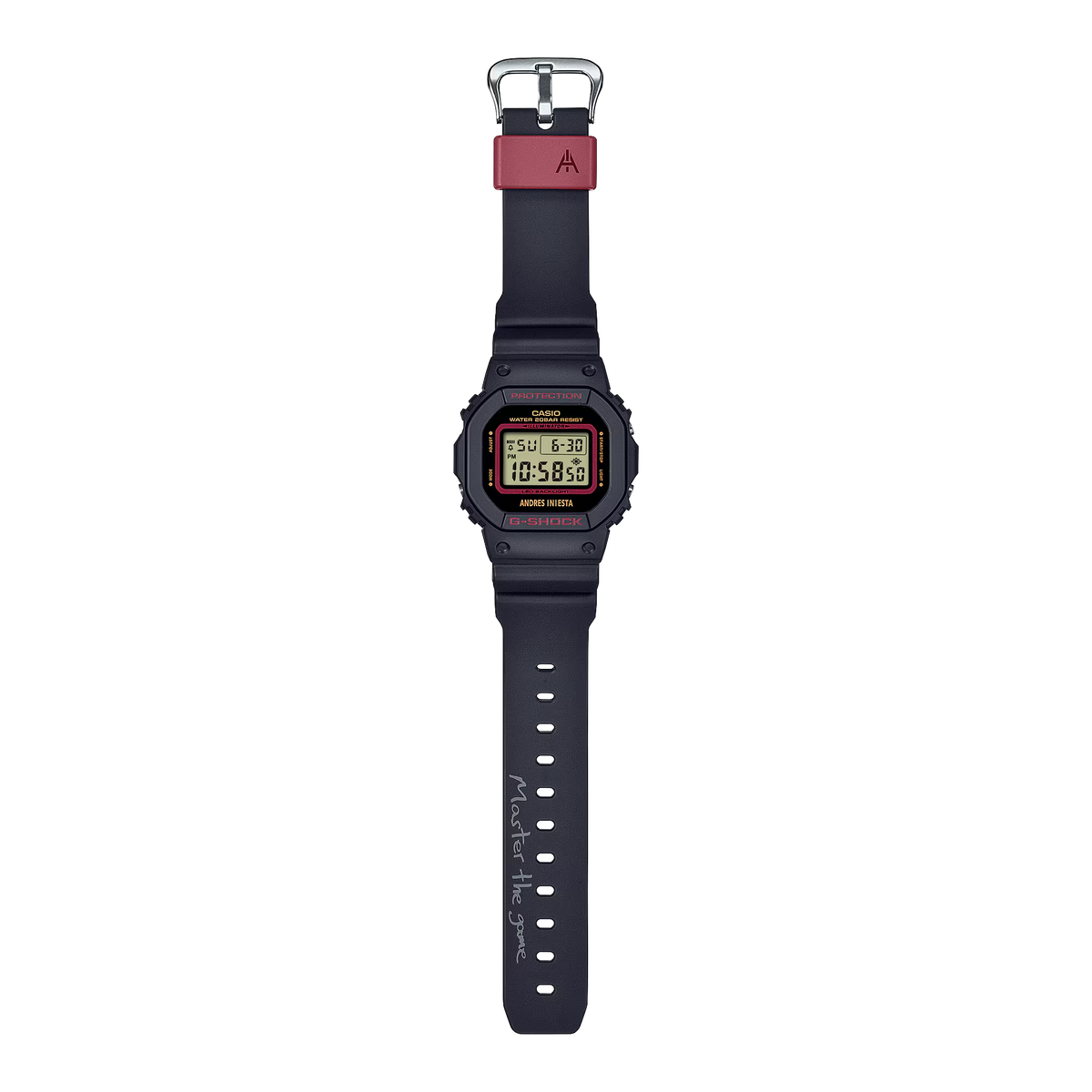 World Class Professional Football Player Andrés Iniesta Signature Model DW-5600AI-1DR