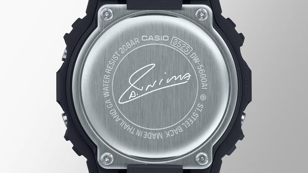 World Class Professional Football Player Andrés Iniesta Signature Model DW-5600AI-1DR