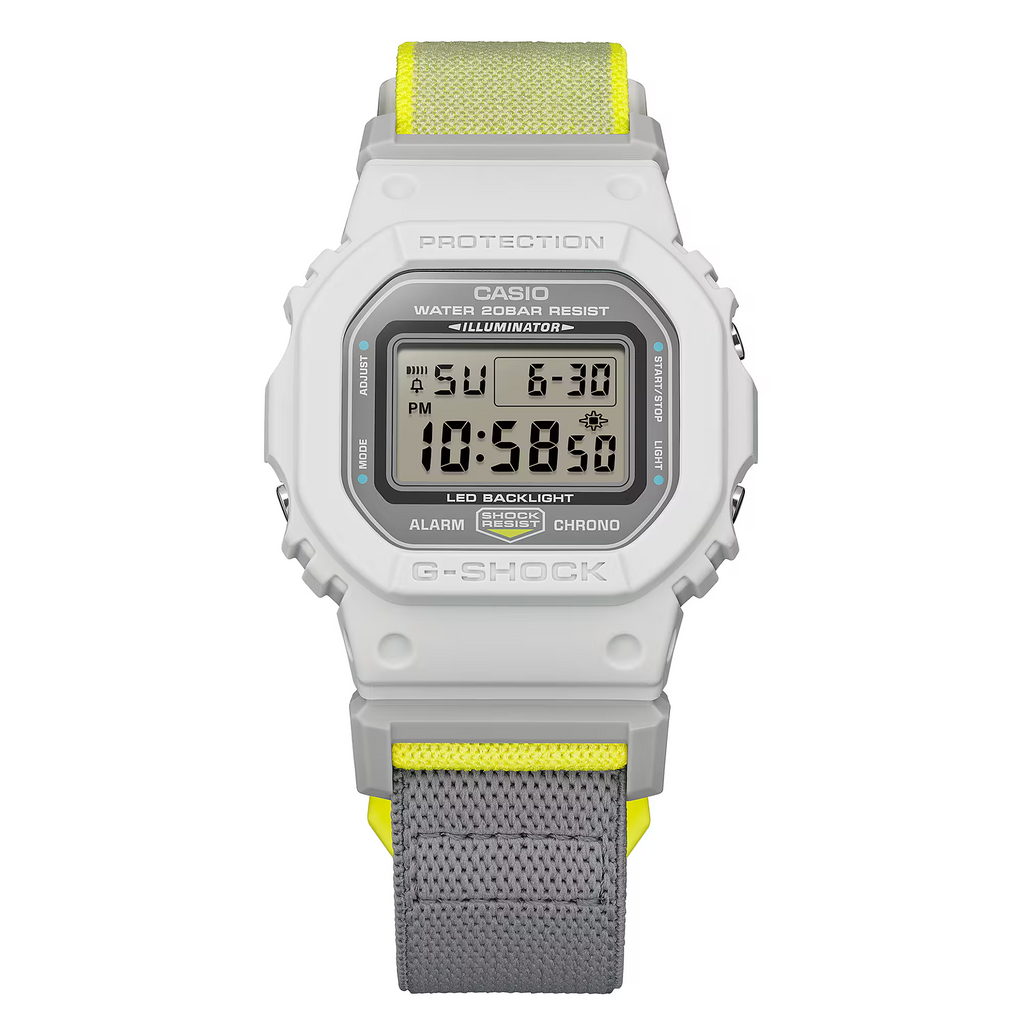 G-Shock Men Magnetic Cloth Digital Watch DW-5600MNC-7A8DR