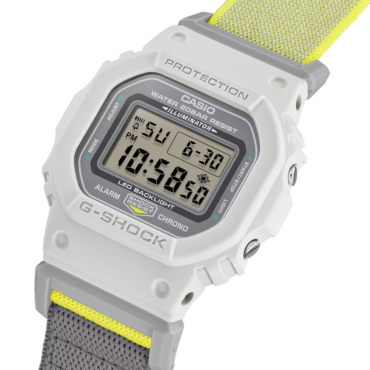 G-Shock Men Magnetic Cloth Digital Watch DW-5600MNC-7A8DR