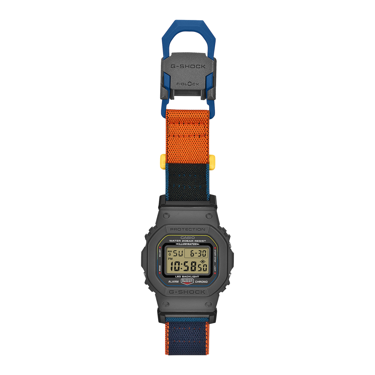 G-Shock Men Magnetic Cloth Digital Watch DW-5600MNC-8A2DR