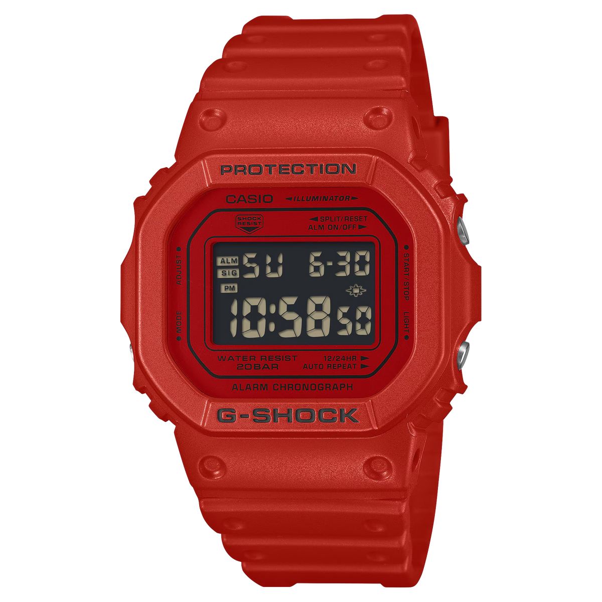 G-Shock Iconic Red Casual Digital Men's Watch DW-5600RRB-4DR