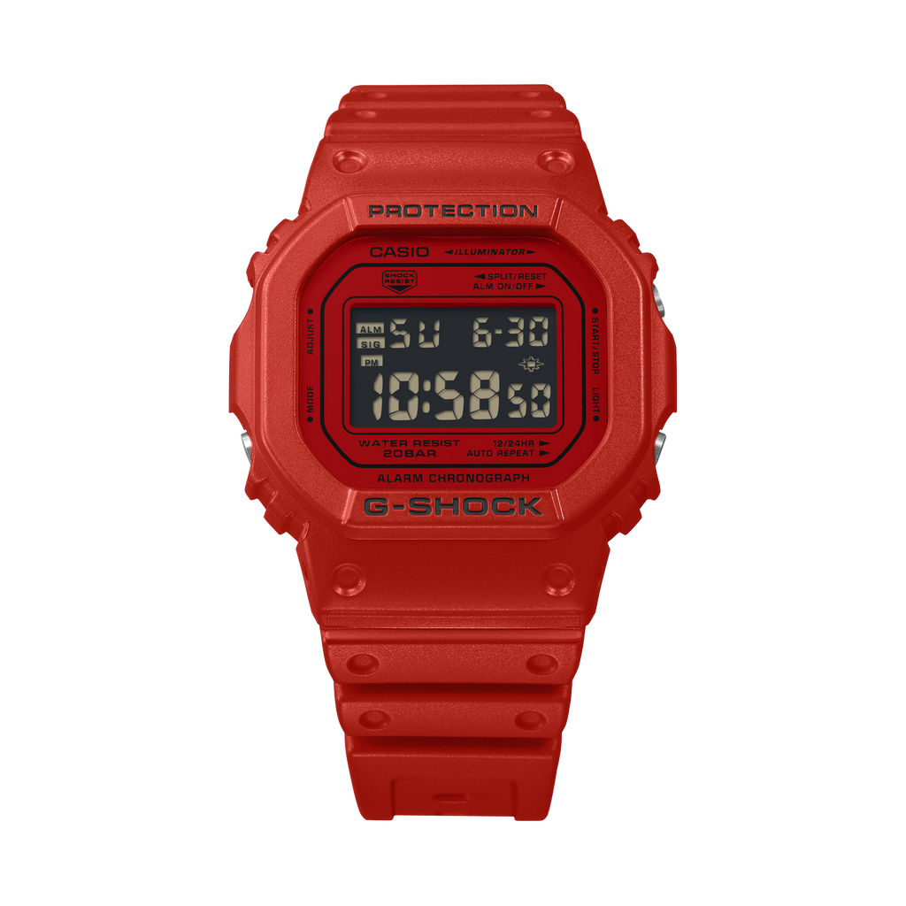 G-Shock Iconic Red Casual Digital Men's Watch DW-5600RRB-4DR