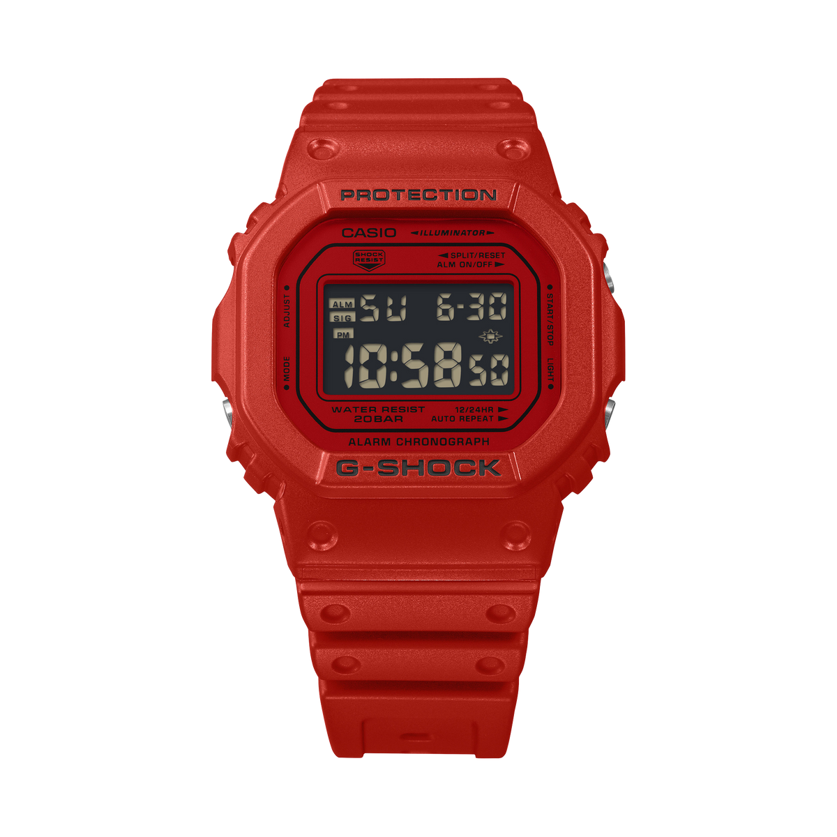 G-Shock Iconic Red Casual Digital Men's Watch DW-5600RRB-4DR